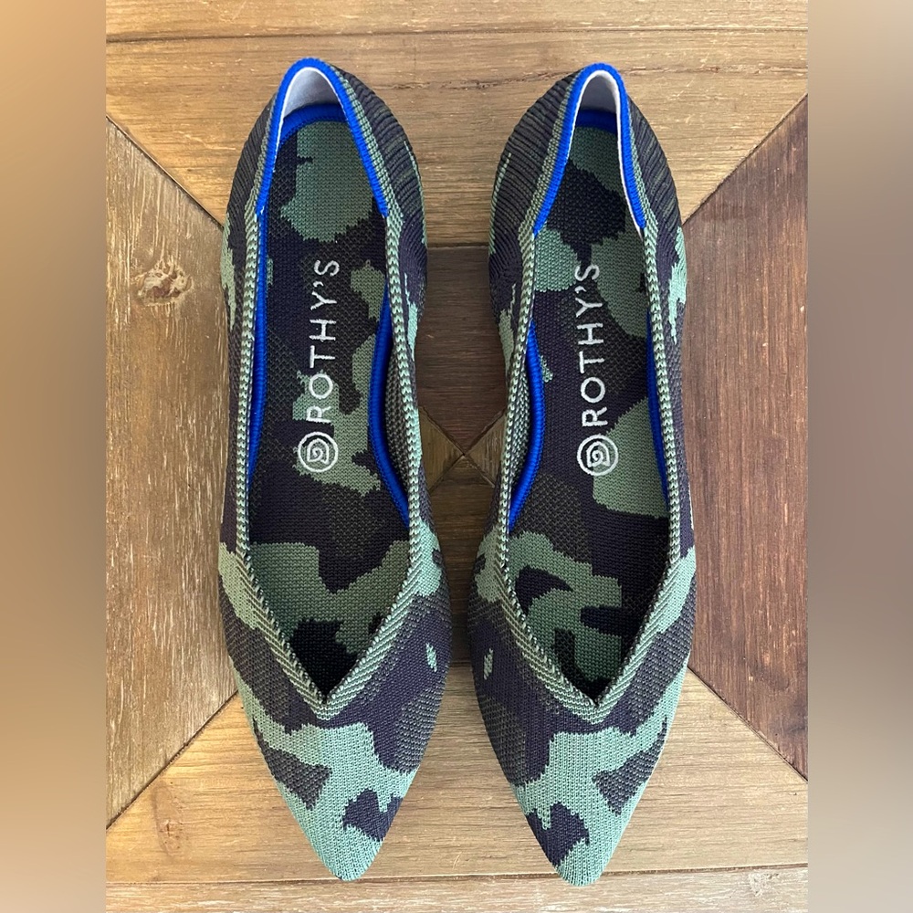 NWOB Rothy’s The Point - Camo Print